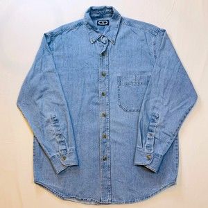 Vintage Denim Button Up Shirt